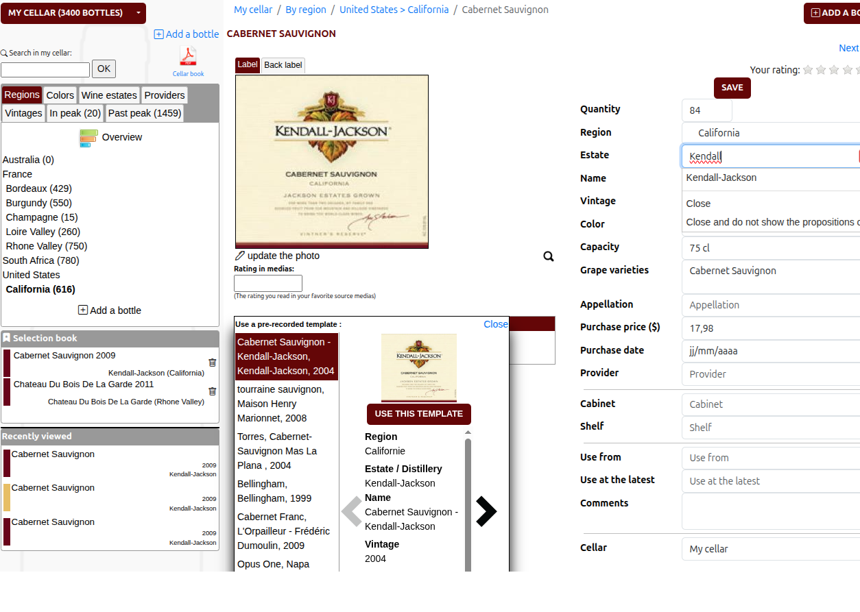 Proposal of pre-recorded templates This is a screenshot, please click to go to the next screen.