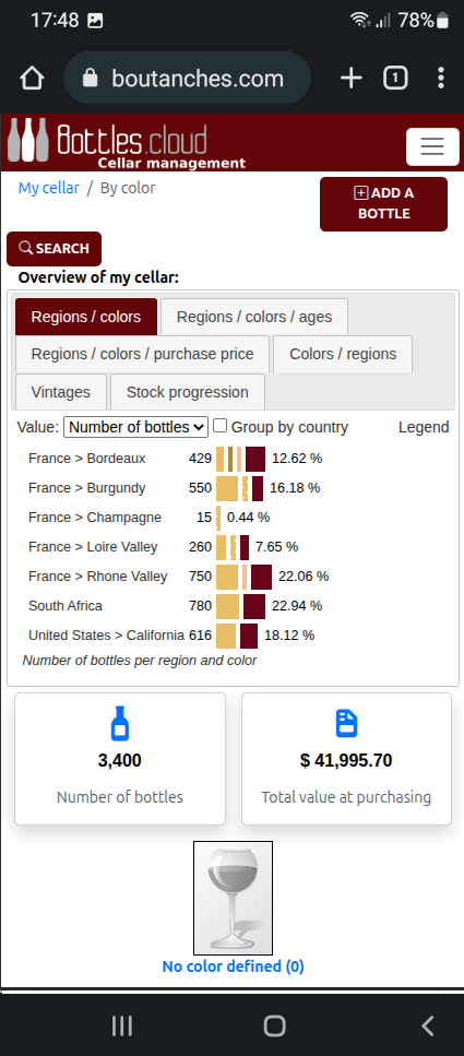 Access per color, quick and efficient statistics This is a screenshot, please click to go to the next screen.