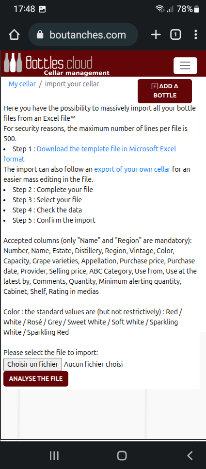 Import your data This is a screenshot, please click to go to the next screen.